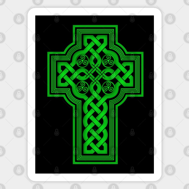 Celtic Cross Design Magnet by Wareham Spirals